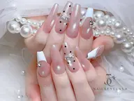 チップ長さだし＆シンプルデザイン✨フィルイン対応✨オフ・ケア込み