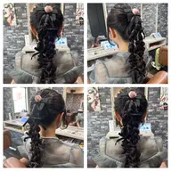 【大切な日のお出かけ前に❣️】お出かけ前に🎀ヘアセット🐰💖＋前髪カット🌷