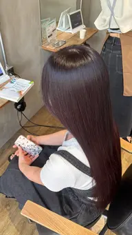 ⚡️透明感クオルシアカラー⚡️➕ベーストリートメント