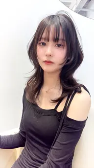 【 4,5月限定 ¦小顔レイヤーカット|韓国風くびれヘア 】