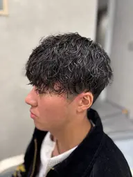 【🔥話題再熱🫵🏻❤️‍🔥】カット➕波巻きパーマ🤞🏻💙    簡単セット🙆‍♀️時短おしゃれ💙