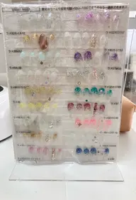 ハンド オフなしラメグラデーション+アート