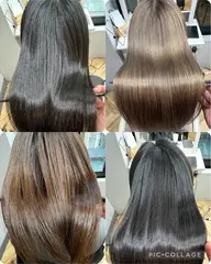 美髪髪質改善トリートメント+髪質改善カラー