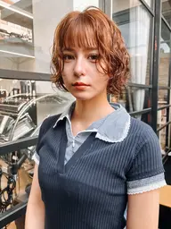 カット+ケアカラー+ケアパーマ+トリートメント