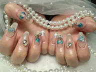 【オフ無料】スカルプ長さだし持ち込みアートし放題（ストーンパーツ放題）