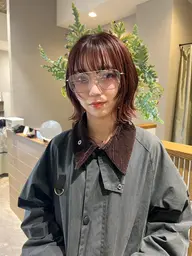 【ショート・ボブ限定】カット＋髪質改善カラー＋Tr ¥18,000 → ¥13,000