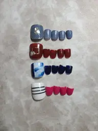 フットワンカラー+親指アート(オフなし)