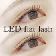 【LED】フラットラッシュ100本🍊付替オフ＋¥550