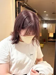 【 4/15 11:00- ボブ限定🧒🏼 】ブリーチWカラー+卵殻膜tr付き♡