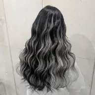 【最高級人毛シールエクステ】バージンシルク胸下＋艶カラー40本¥22000