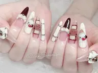 Jrネイリスト(オフなし) 人気No.1 ロングスカルププレミアムネイルチップ