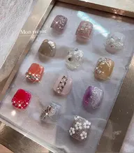 【人気メニュー★】親指1本アート🫧(サンプルよりお好きなアートが選べる✨) ※オフ&ケア込 ¥8,000→¥7,000