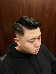 カット+アイロンパーマ