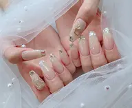 ガラスフレンチネイル💎✨ベースカラー1色🫧