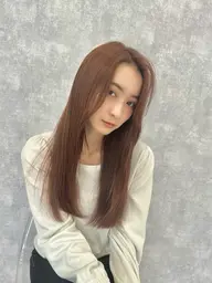 極上美髪ストレート+カット+前処理トリートメント