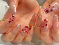 オフ込み⭐️ラメグラグラデーション　一色のみ【パーツ・ホロ・20粒無料】