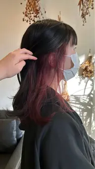 🎀インナーカラー＋全体カラー✨※ブリーチ込