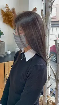 脱白髪染めカラー(トリートメント付)