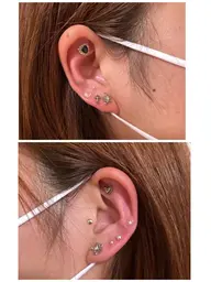 ミニモ学割✍🏻  ̖́-耳つぼジュエリー付け放題