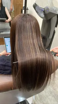 【🌱スジ感upハイライトカラー🌱】カラー➕ハイライト➕オラプレックスケア剤付き