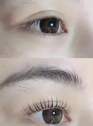 ♥️パリジェンヌ(上のみ)+下まつげ20本¥5780/30本¥6280 高濃度美容液付き♥️