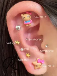 耳ツボジュエリー💎16粒