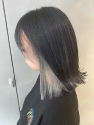 イヤリングカラー（ブリーチ込み）