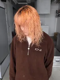 レディース限定 【ケアパーマ(ブリーチ毛OK)＋カット＋1stepトリートメント】