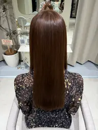 カット+ブリーチ無しダブルケアカラー+TR+VEENA