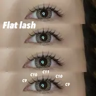 【新規限定】フラットラッシュ80本　【オフ込】