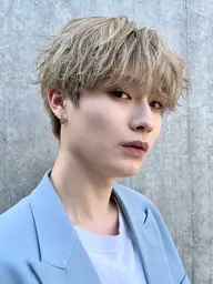 ❤️髪色変えたら人生ちょっと変わる説❤️【メンズカット+ダブルカラー(ブリーチ込)】