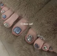 【フット】マグネットワンカラー＋ストーン埋め尽く 4本¥9280→¥8280