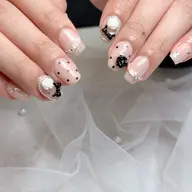 【1番人気🥇✨】持ち込みデザイン🎀(自爪)パーツ付け放題💖当日デザインの相談OK🫶🏻