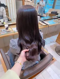 【就活、学生さんにおすすめ💡】こっくり暗髪カラー＋1step Aujua treatment❤︎