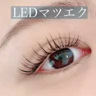 【マツエク】もちアップ✨LEDフラットラッシュ🌈80-100本
