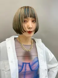 カラー【ワンメイク.リタッチ】暖色/寒色/暗髪/ハイトーン/ピンクベージュ/グレージュ/ミルクティー/バイオレット