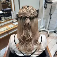【ハーフアップ限定🎀】【平日】ヘアセット