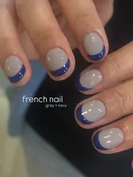 【ベースあり】フレンチネイル🕊️【オフ+¥1,000】《必ず詳細をお読みください》