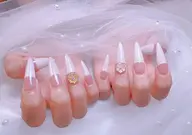 【Hand】チップ長さだし　フレンチネイル