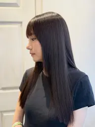 【🫧縮毛矯正🫧】酸性ストレート➕似合わせカット（ブリーチ毛OK）　髪質改善/艶髪/くせ毛/広がりうねり対策/梅雨