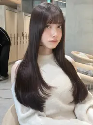 🎀ワンカラー➕内部補修×外部コーティングの高保湿持続型3stepトリートメント➕スチーム🩵うるツヤ髪人気メニュー🌸