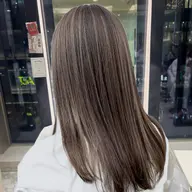 【💍ハイライト＋全体カラー💍】立体感が欲しい方໒꒱·ハイライトブリーチ有無どちらでも可能です✨️シャンプーブロー込み