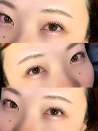 上下まつげパーマ✨