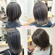 🎀ナチュラルハイライト×フルカラー🎀【モデル】⚠️鎖骨上のみ