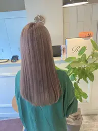 🌺ダメージを抑えたい方にオススメ🌺カット+エフェクトケアブリーチ+髪質改善カラー ¥19800