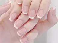 🦋カラーフレンチ(色2個まで)【初回ジェルオフ無料厚み出し込★】「パラジェルあり」