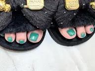 フットネイル　ワンカラー♡当店&ご新規様オフ込み（再来のお客様は他店様オフ＋500円）