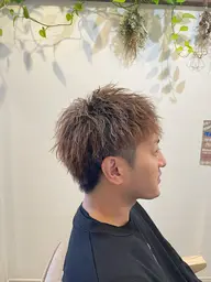 【新規】メンズカット+パーマ＋選べるヘアケア¥12650⇒11500
