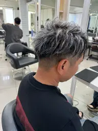 🤵‍♂️メンズカット＋ハイライトカラー＋毛髪強化トリートメント✨（ケアブリーチ）