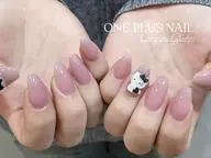 【自爪】ワンカラーorラメグラデーション☆キャラクターパーツ2個付き☆6980